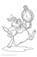 Alice In Wonderland kleurplaat 7